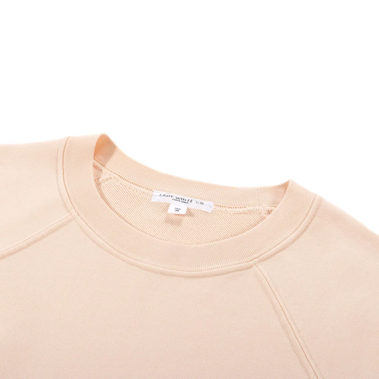 LADY WHITE CO. JACOB SWEATSHIRT PALE ORANGE