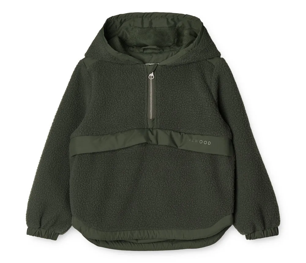 Liewood Elmer Fleece Jacket - Hunter Green