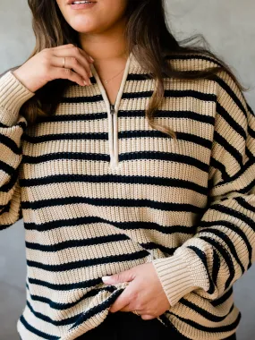 Liz Half Zip Pullover Sweater