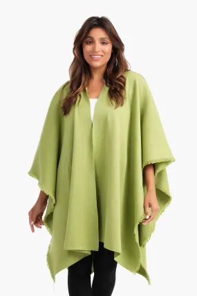 Loose Fit Solid Pattern Poncho