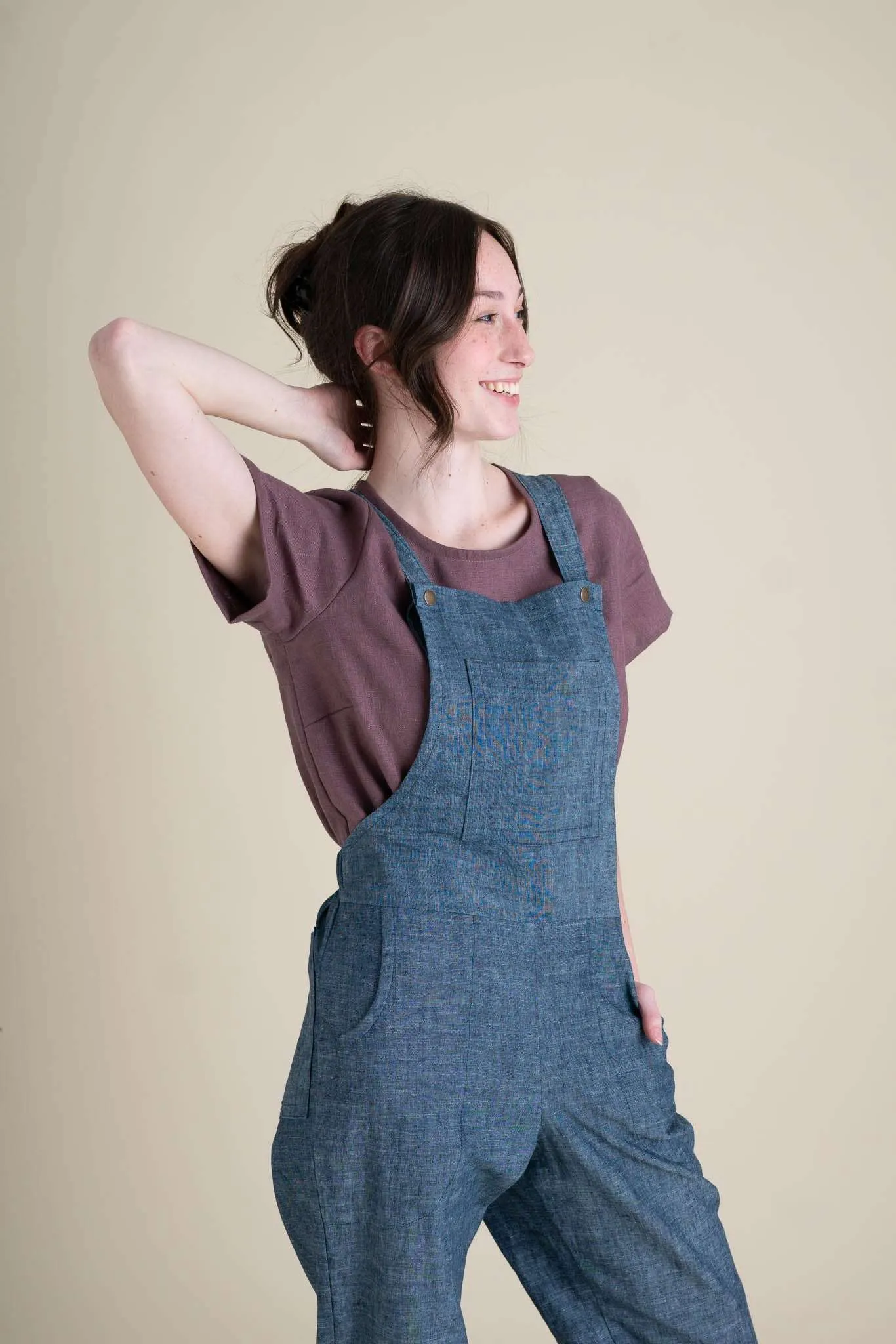 Market Overalls in Indigo Chambray