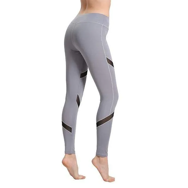 Mesh Design Fitness Leggings