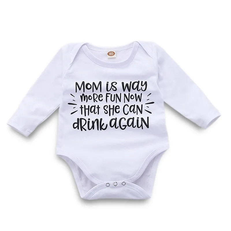 Mom Can Drink Again Onesie