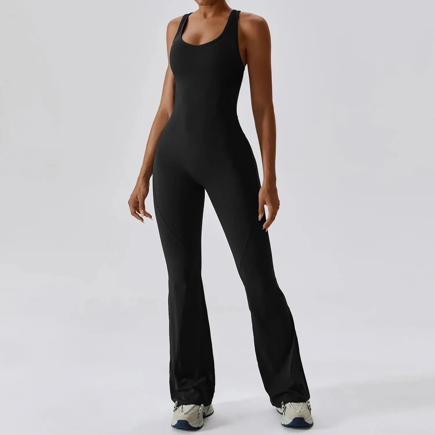 Naked Feeling Yoga Jumpsuit for Women - Anti-Shrink, Breathable, Quick Dry