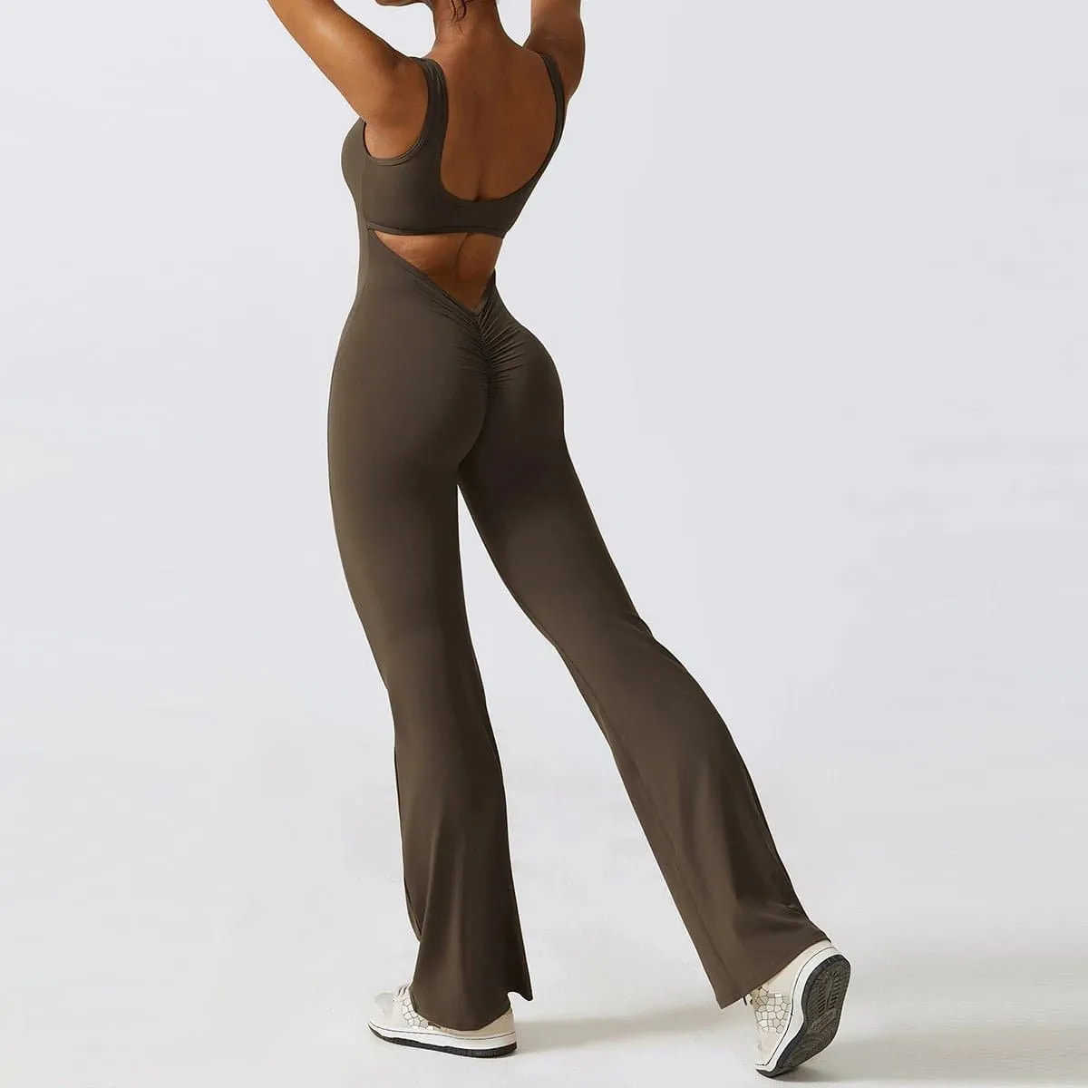 Naked Feeling Yoga Jumpsuit for Women - Anti-Shrink, Breathable, Quick Dry