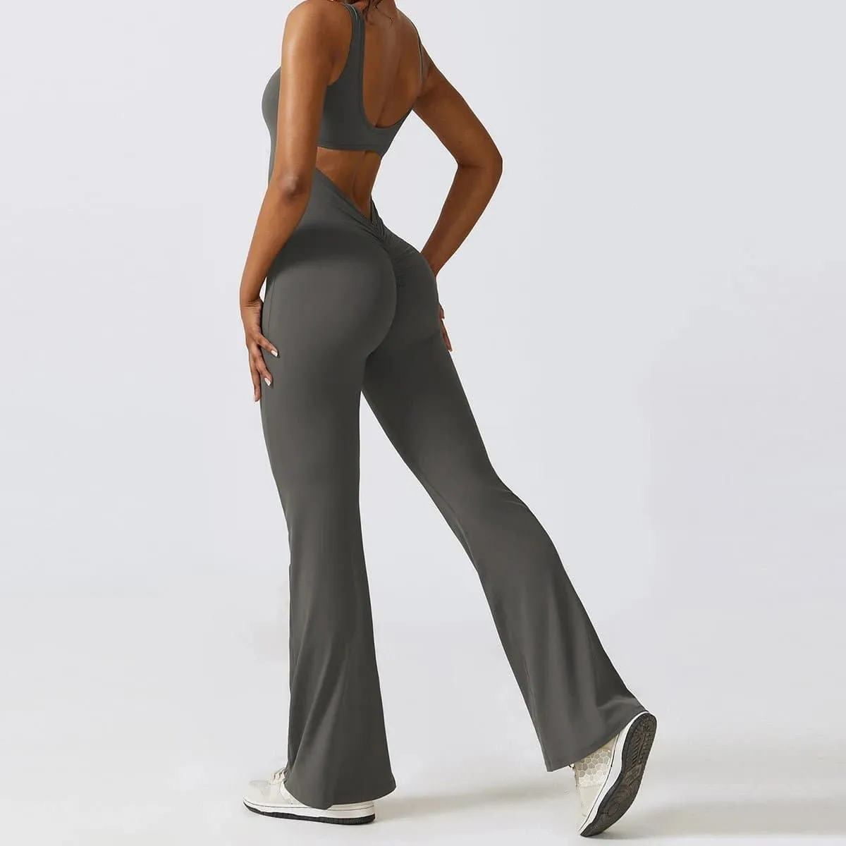 Naked Feeling Yoga Jumpsuit for Women - Anti-Shrink, Breathable, Quick Dry