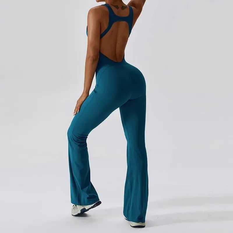 Naked Feeling Yoga Jumpsuit for Women - Anti-Shrink, Breathable, Quick Dry