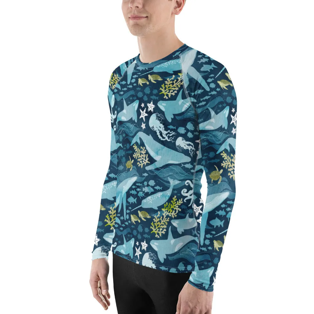 Ocean Life Unisex Rash Guard (POD)