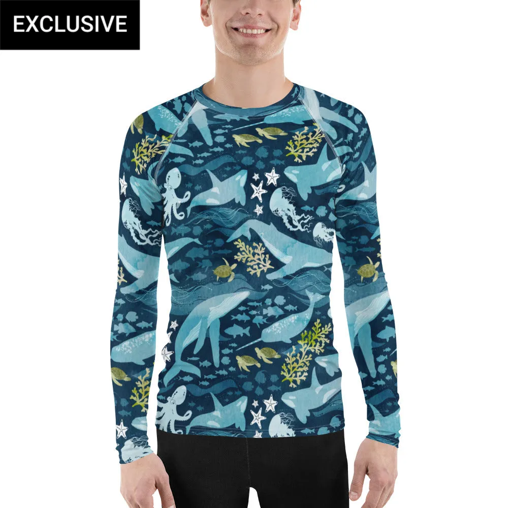 Ocean Life Unisex Rash Guard (POD)