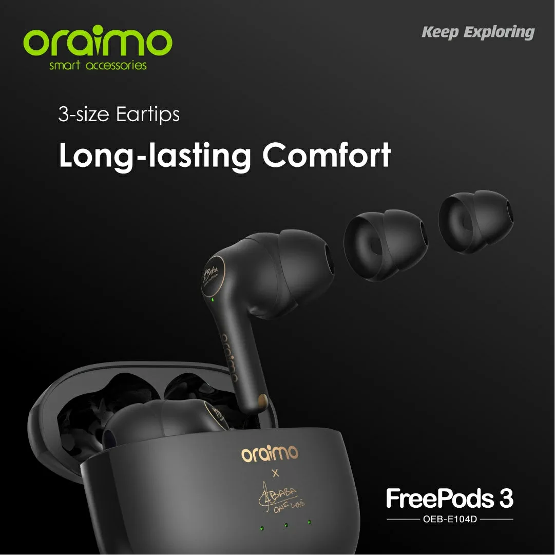 oraimo FreePods 3 TWS True Wireless Stereo Earbuds