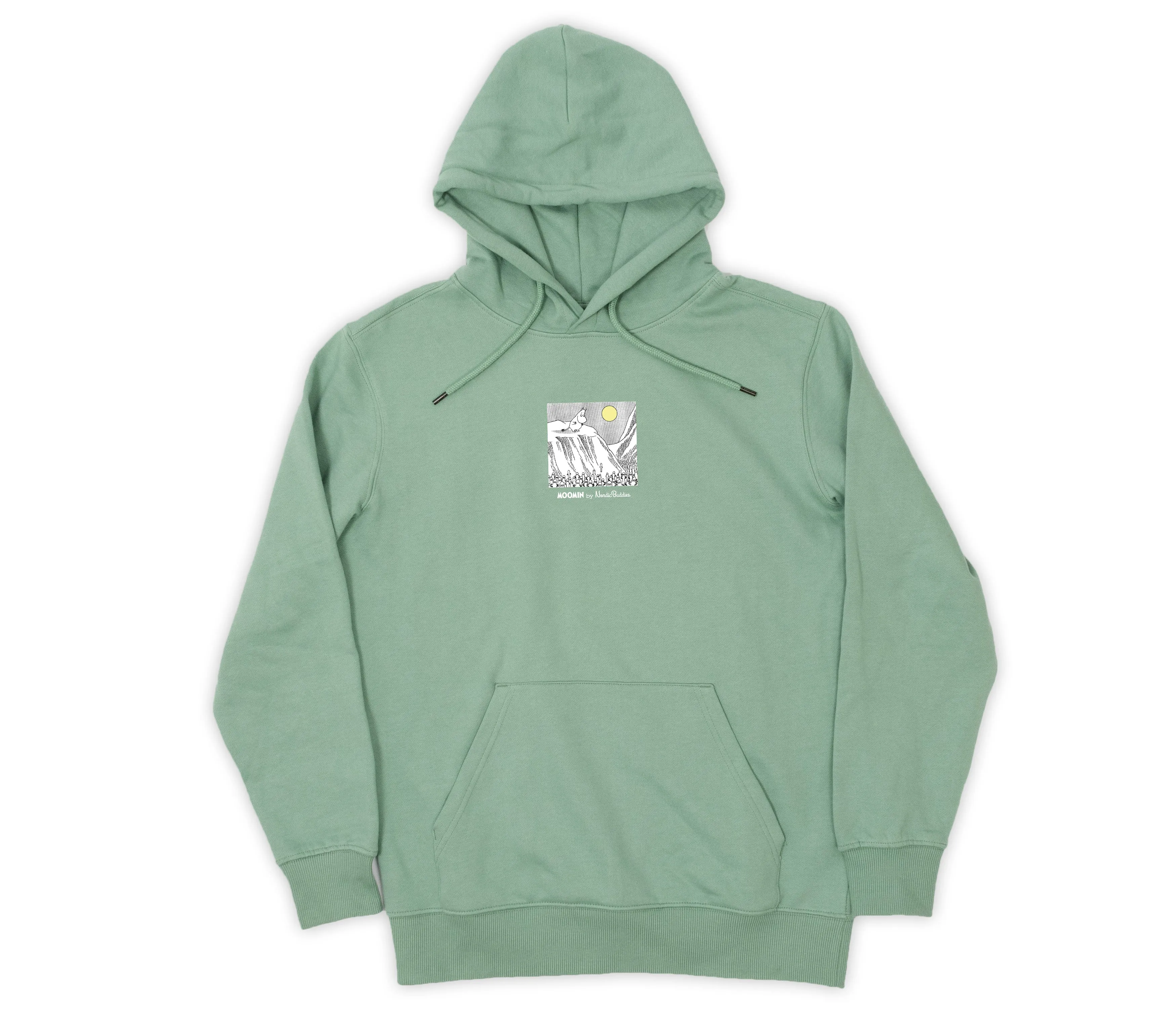 Organic Premium Hoodie Moomin - Green