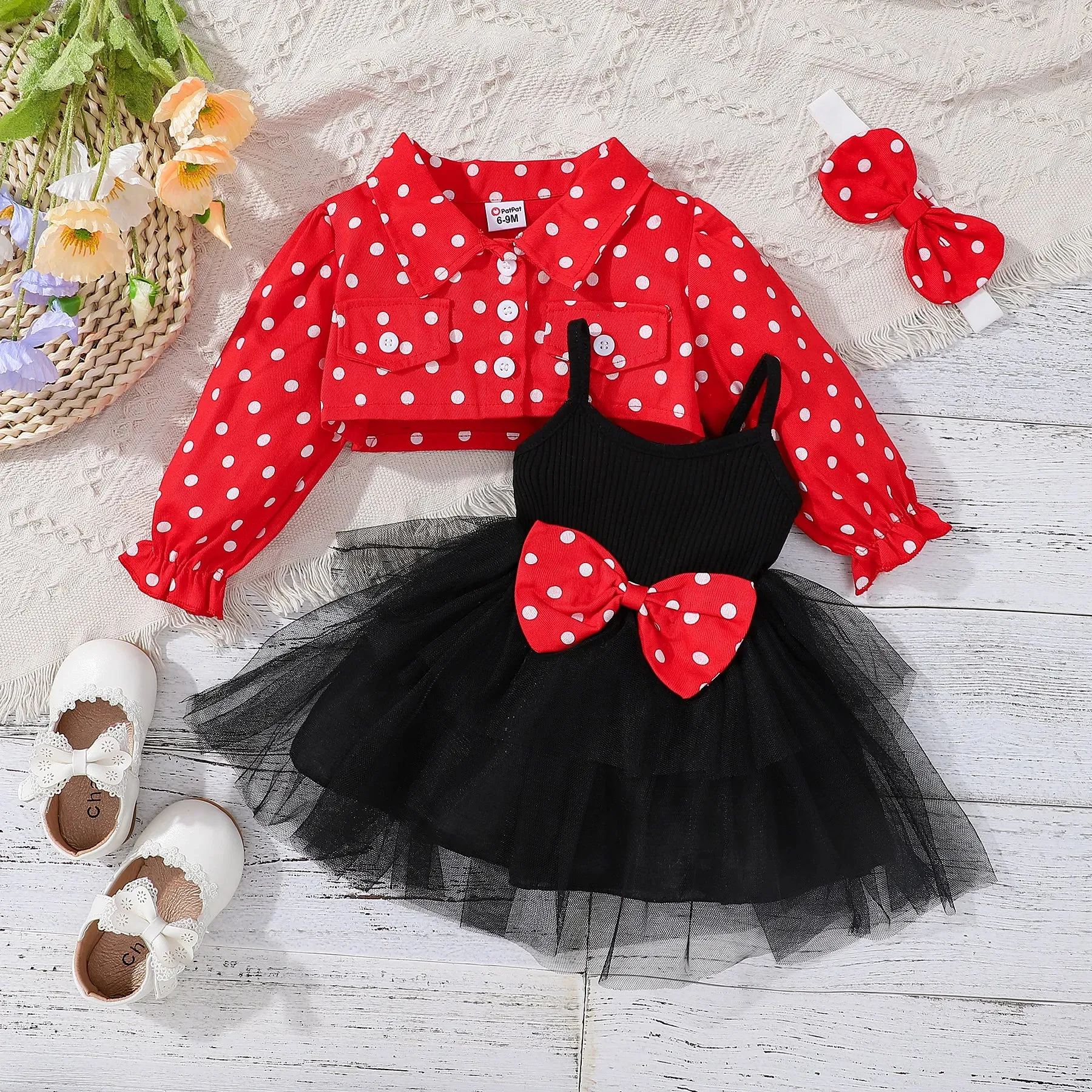 Party Dress Baby Girl 3pcs Set