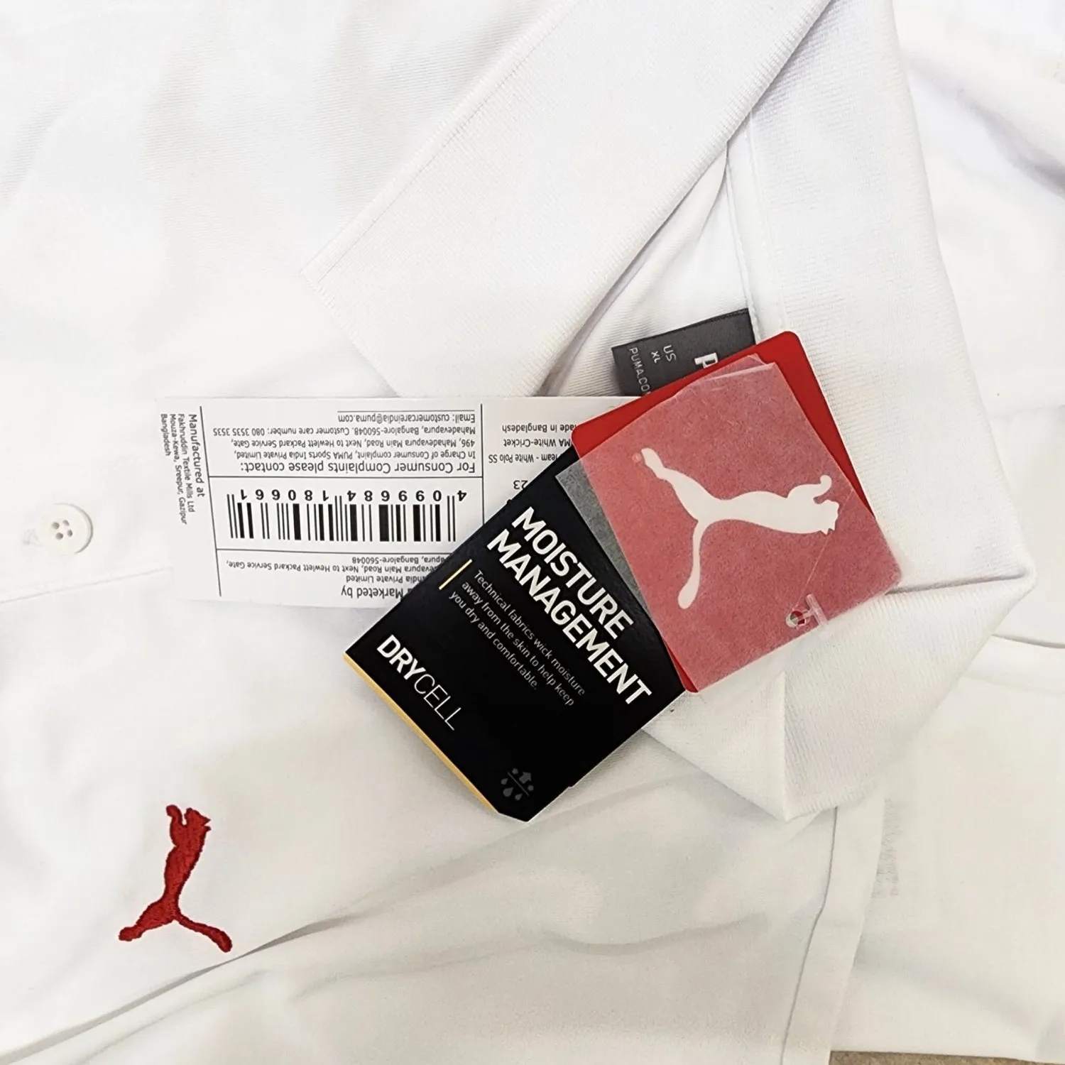 Puma Uniform, White Cricket Shirt Trouser Set