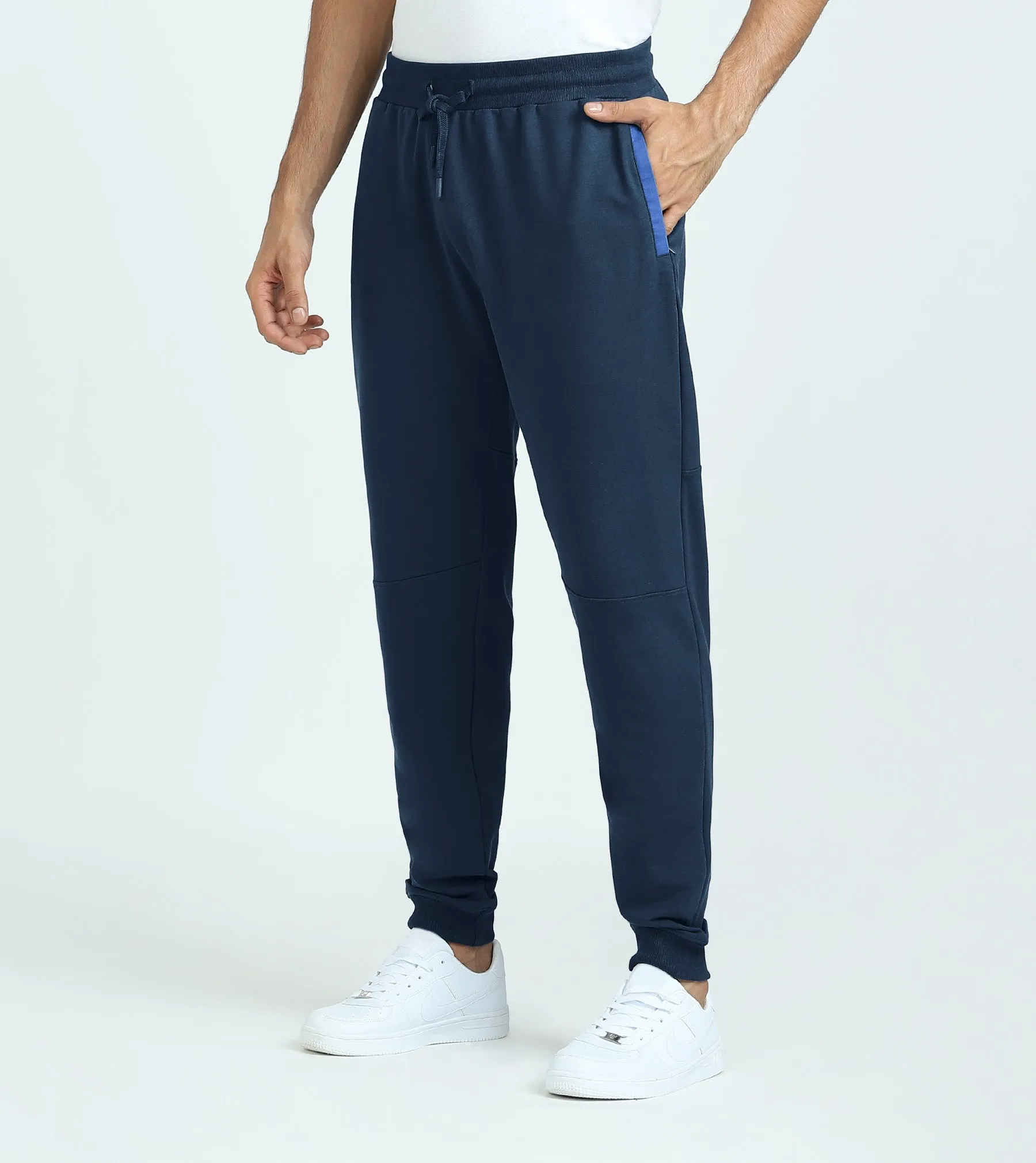 Quest French Terry Cotton Hoodie And Joggers Co-ord Set Atlas Blue