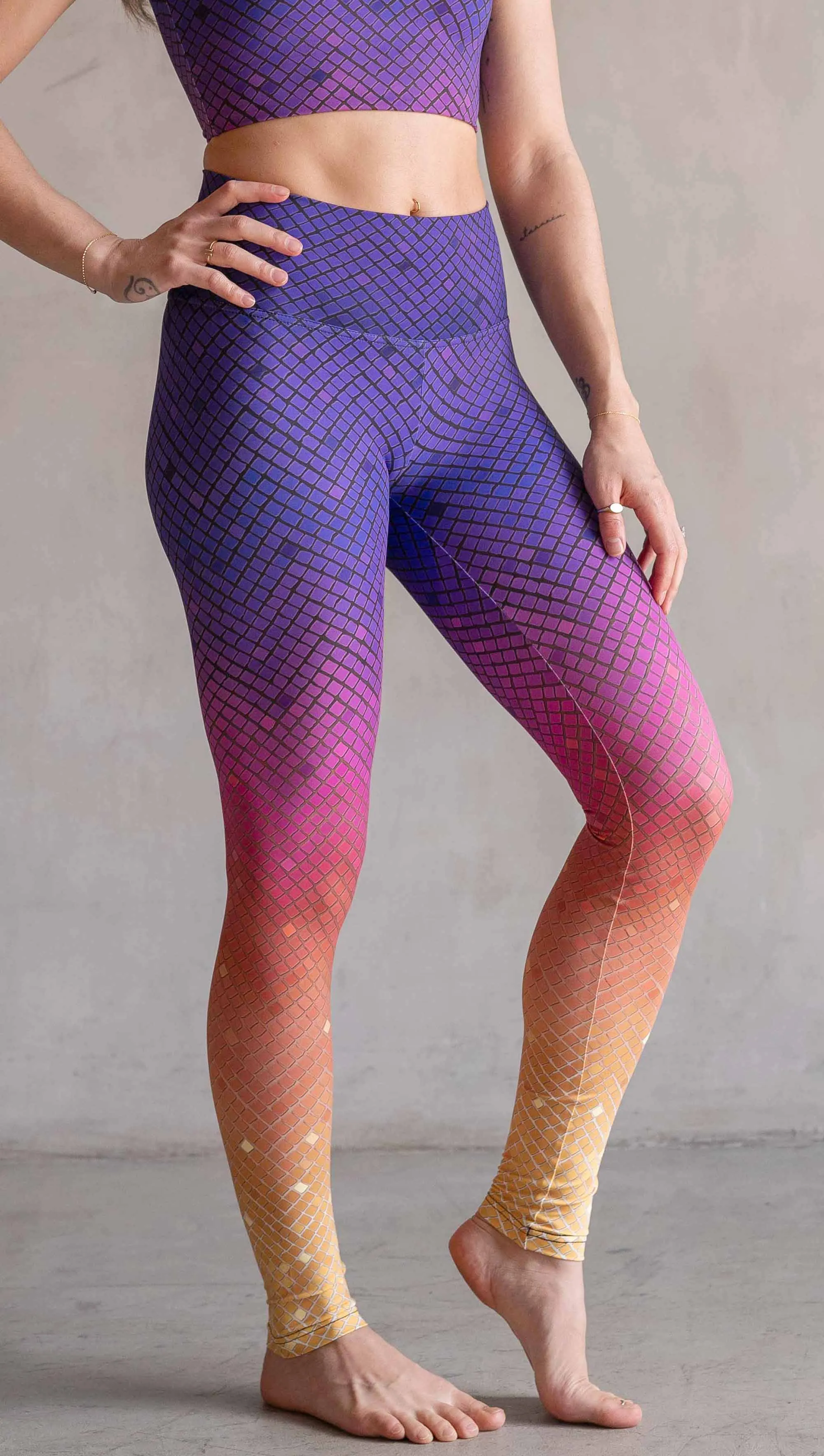 Rainbow Mosaic - Athleisure Leggings