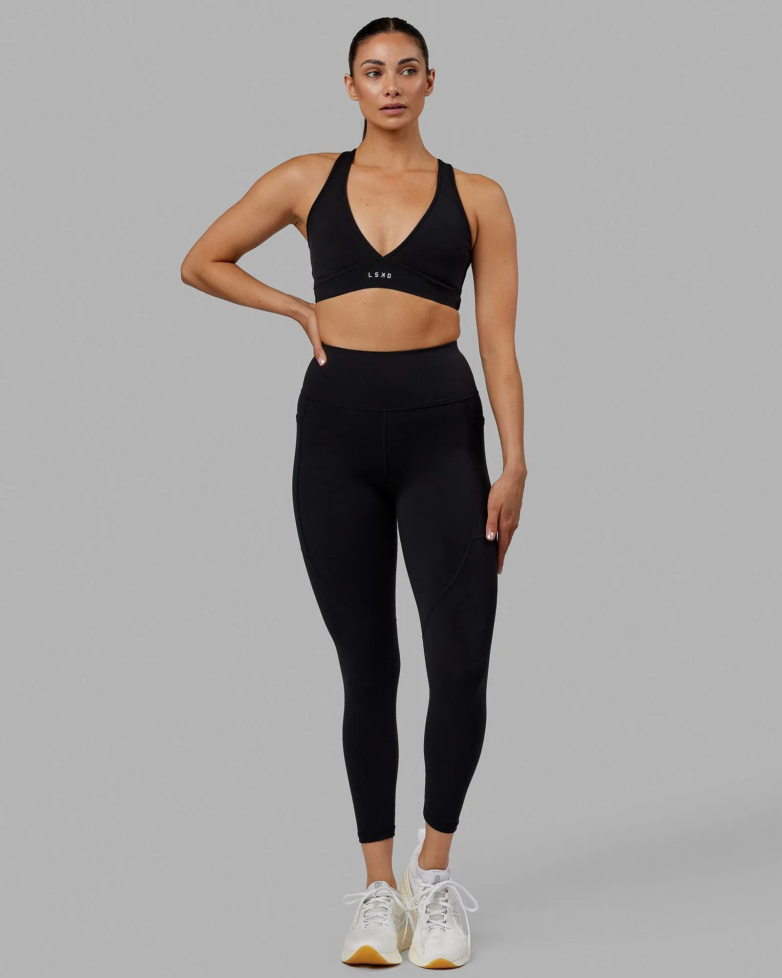 Rep No Logo 7/8 Length Leggings - Black