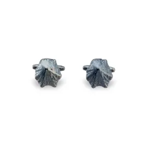 Rock Limpet – cufflinks - silver 925 - dark rhodium