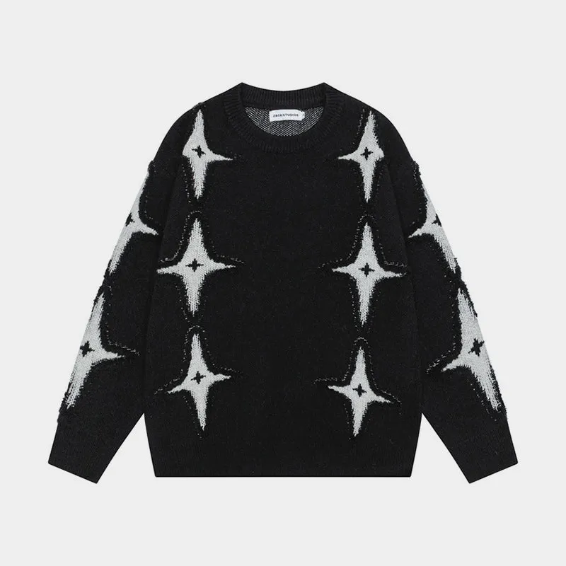 Stellar Knit | Warm Star Graphic Jumper