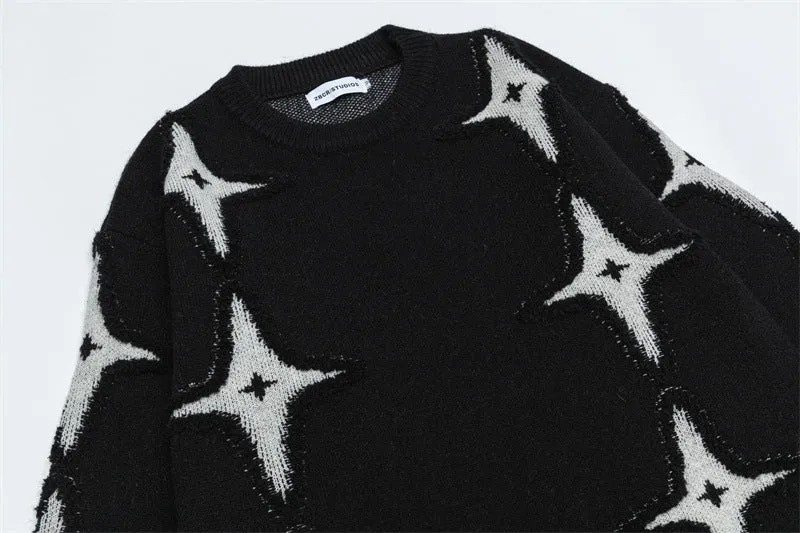 Stellar Knit | Warm Star Graphic Jumper