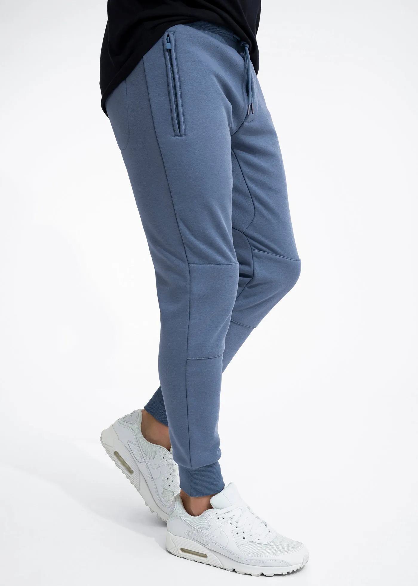 Stretch Fleece Jogger | Medium Blue