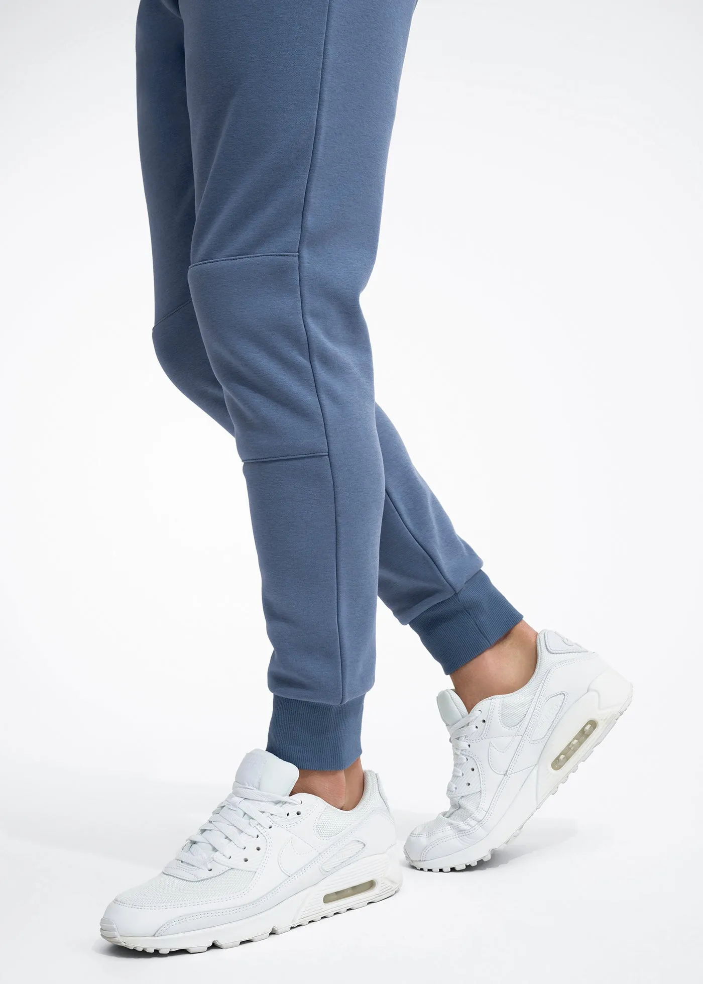 Stretch Fleece Jogger | Medium Blue