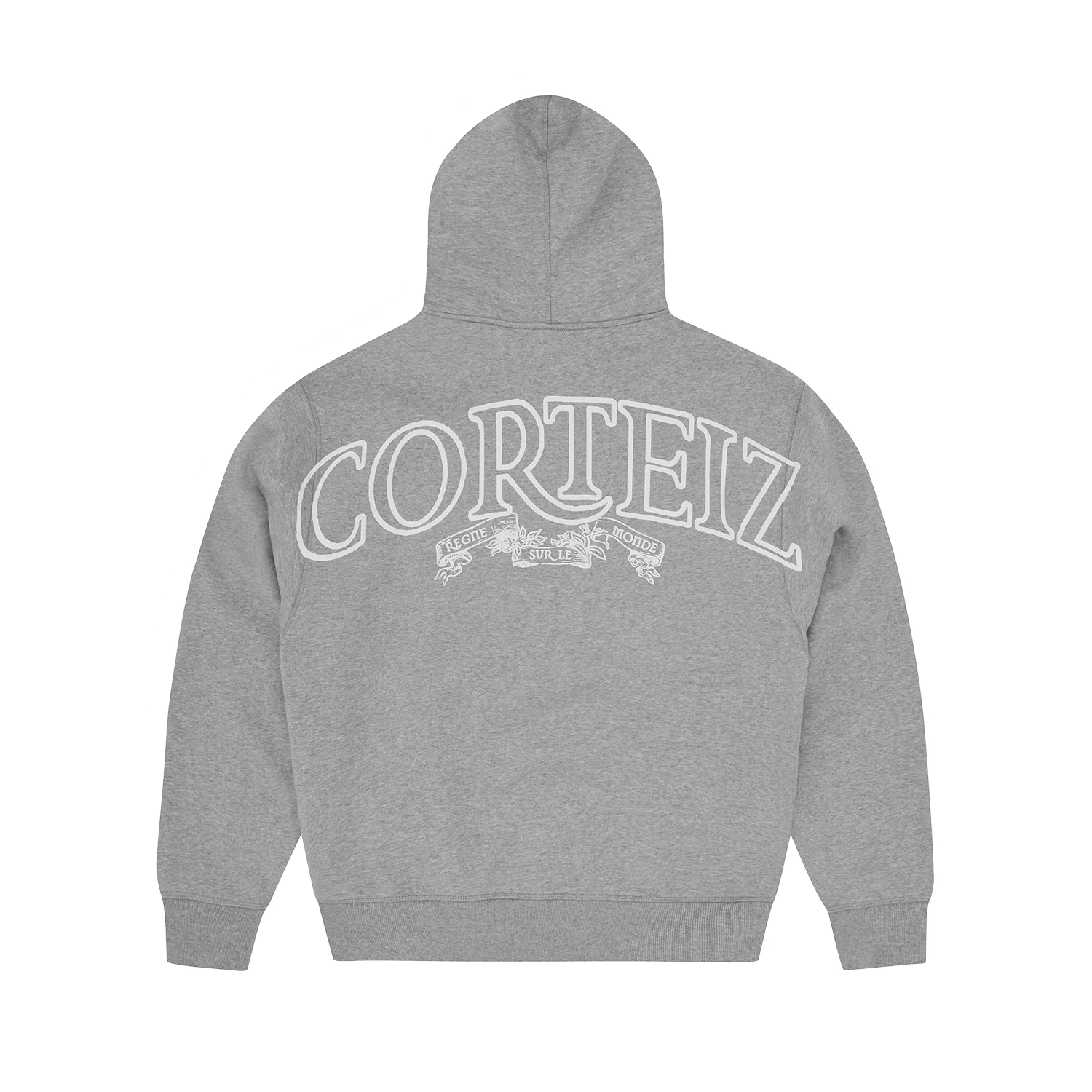 SUPERIOR ROYALE ZIP HOODIE [HEATHER GREY]