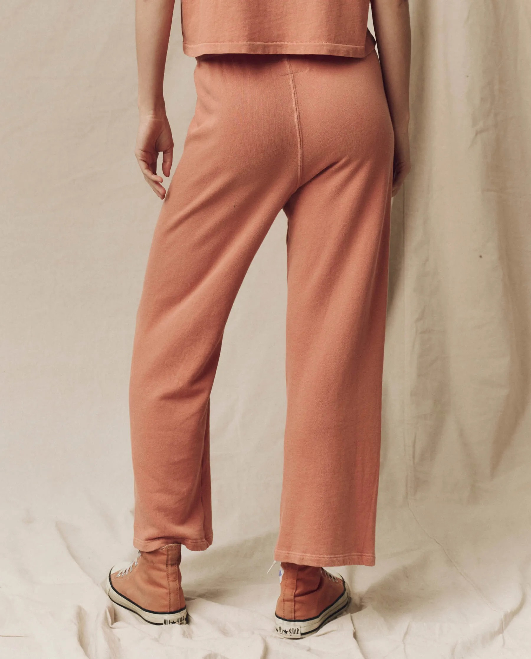 The Lap Sweatpant. Solid -- Sun Dried Orange