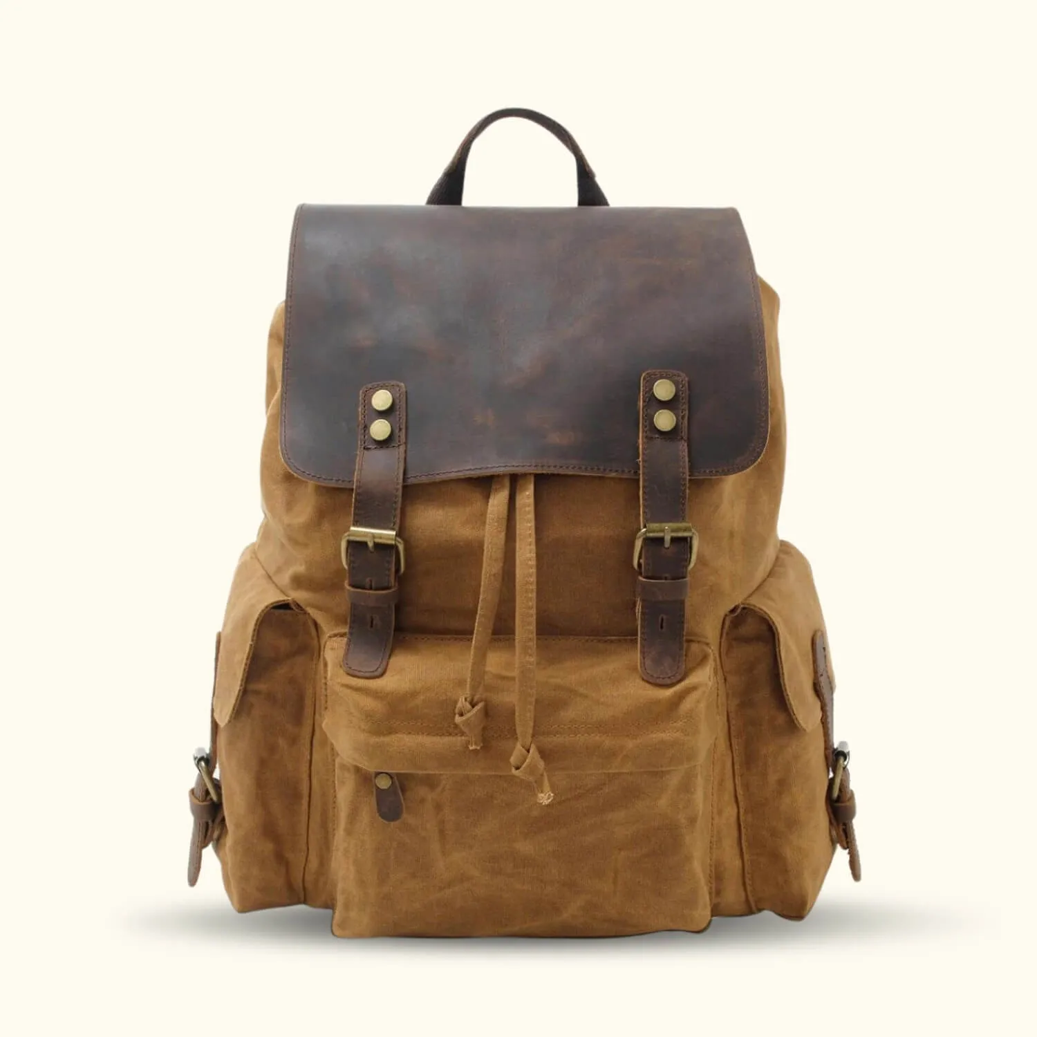 The Lone Star - Unisex Canvas Backpack