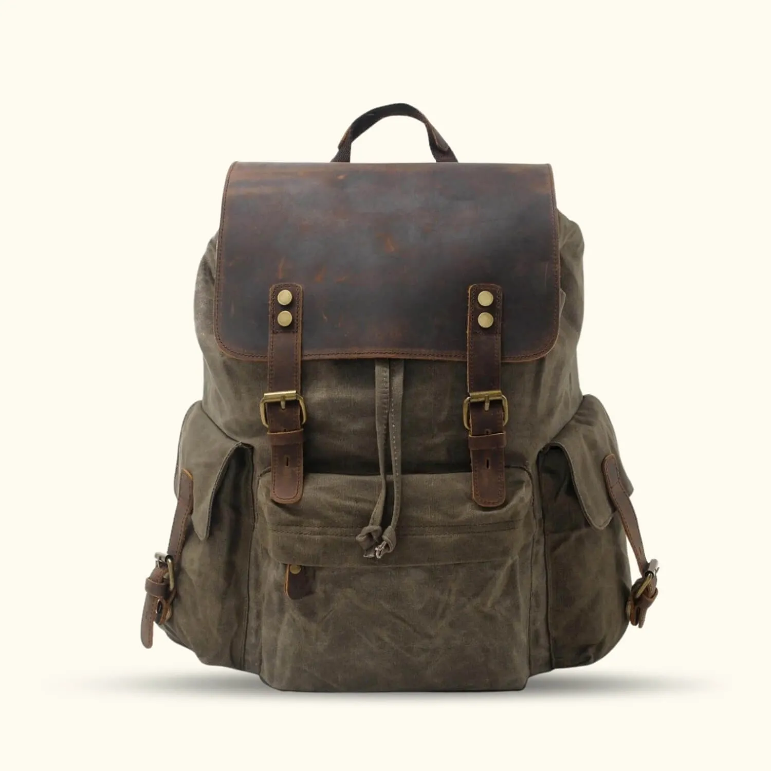 The Lone Star - Unisex Canvas Backpack