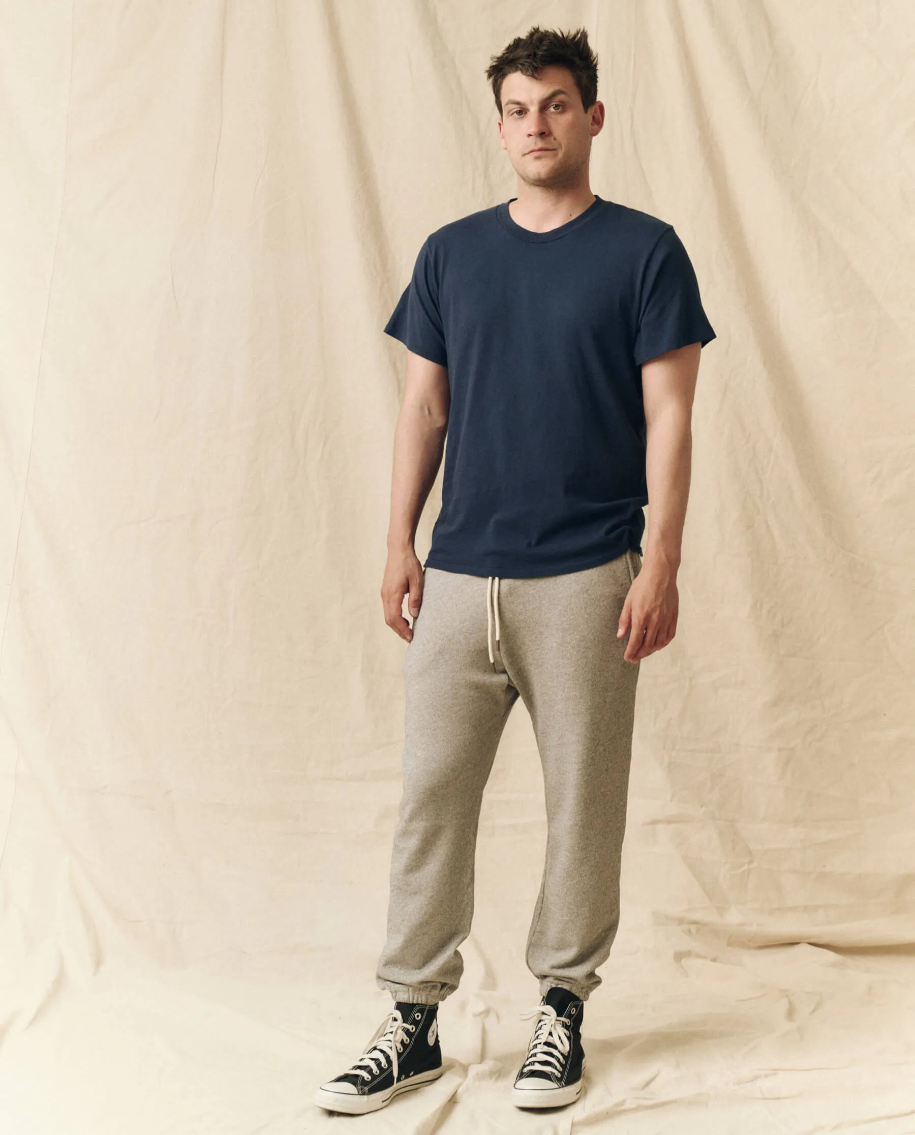 The Men's Boxy Crew. -- True Navy