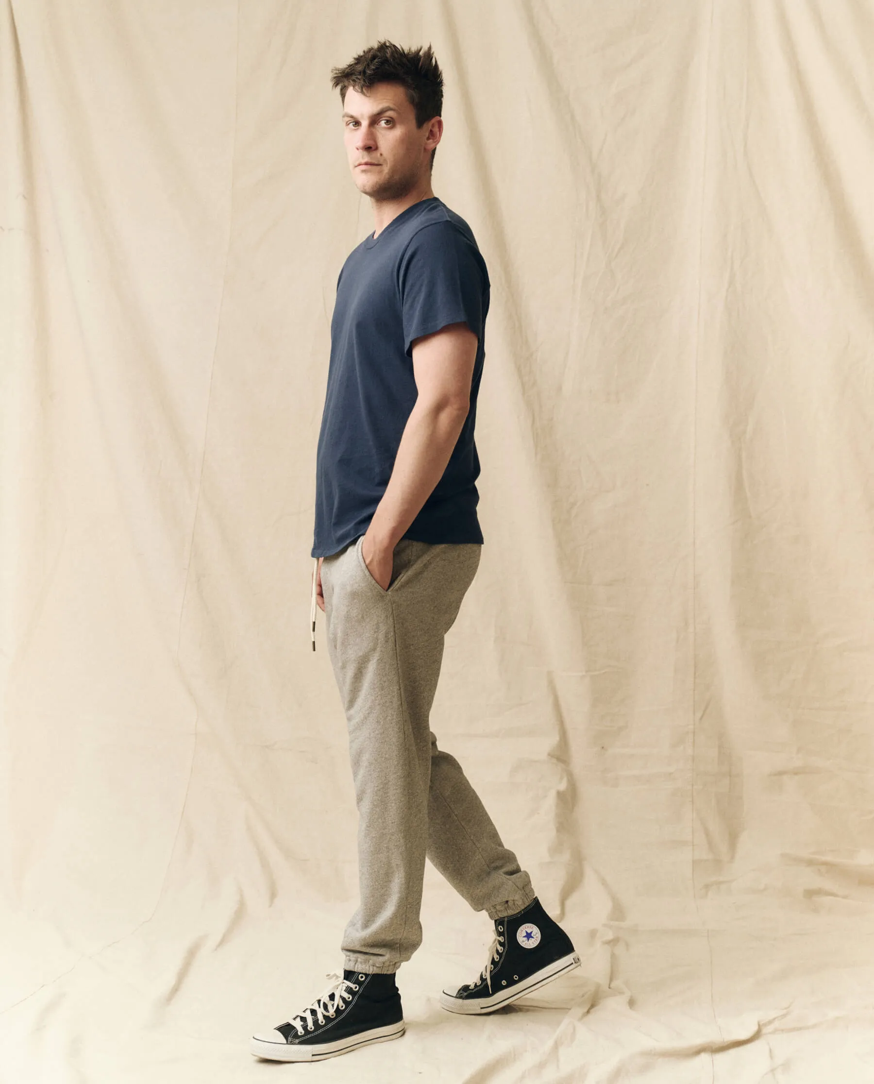 The Men's Boxy Crew. -- True Navy