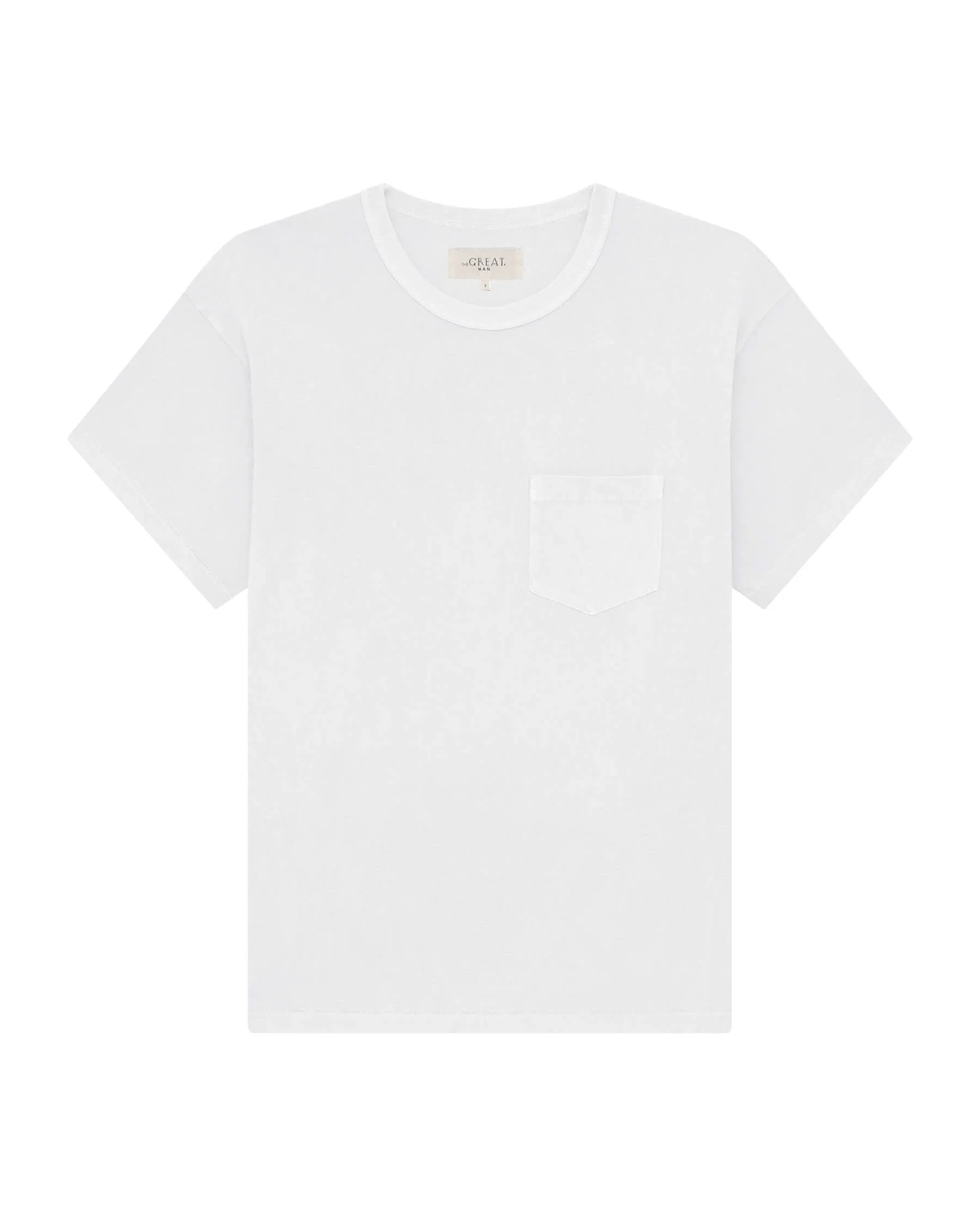 The Men's Pocket Tee. -- True White