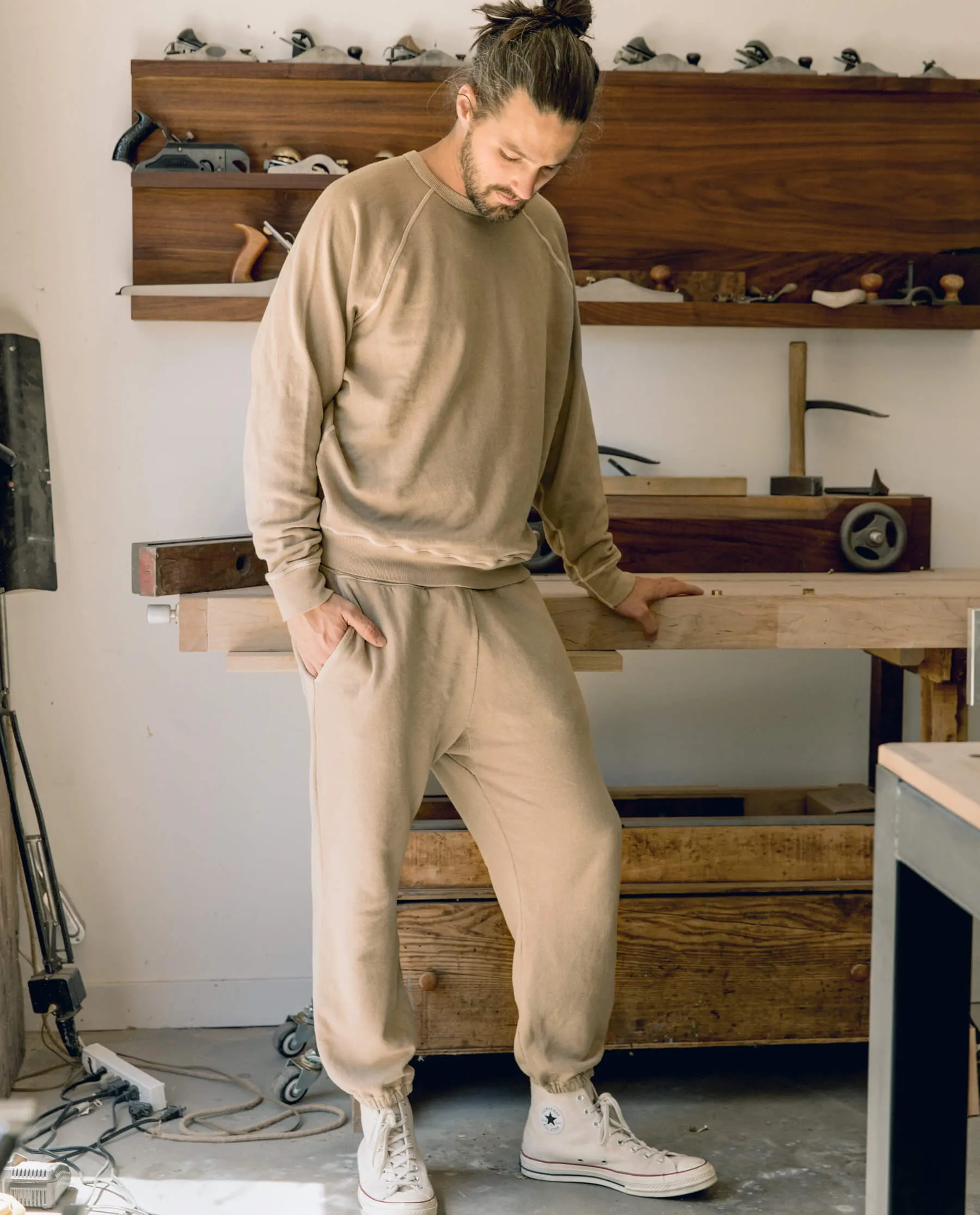 The Men's Stadium Sweatpant. -- Fawn