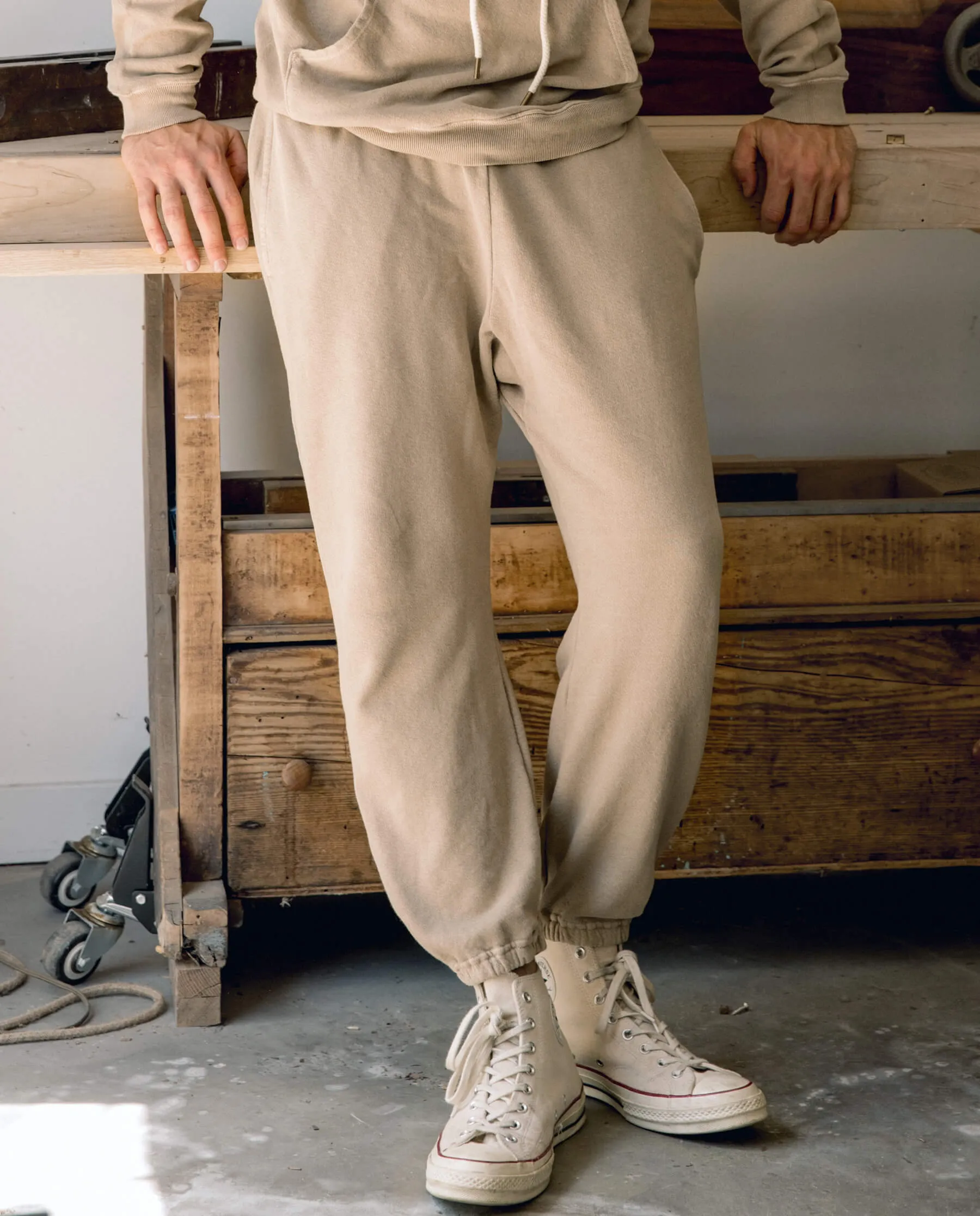 The Men's Stadium Sweatpant. -- Fawn