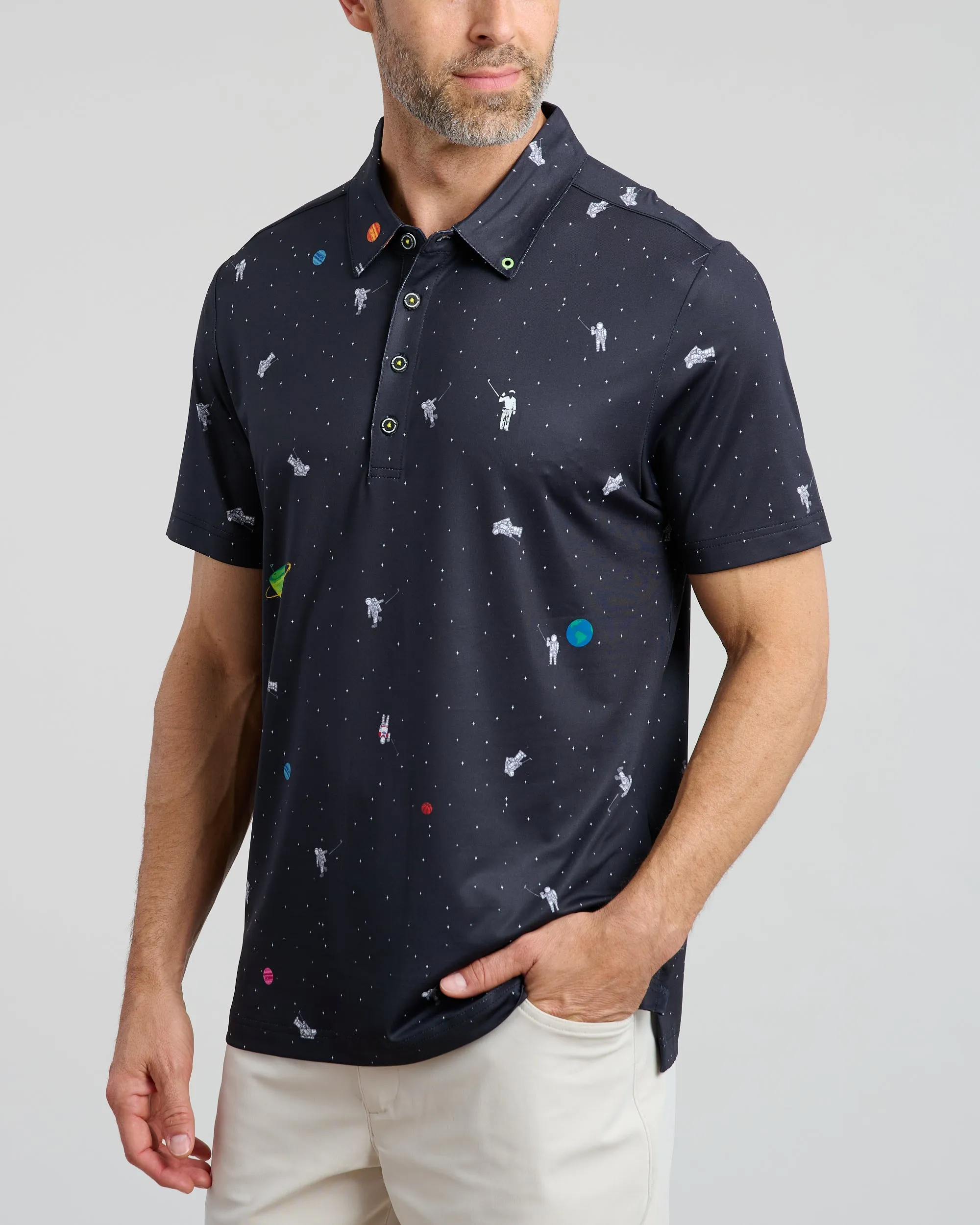 The Right Stuff Men's Polo | Black