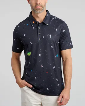 The Right Stuff Men's Polo | Black