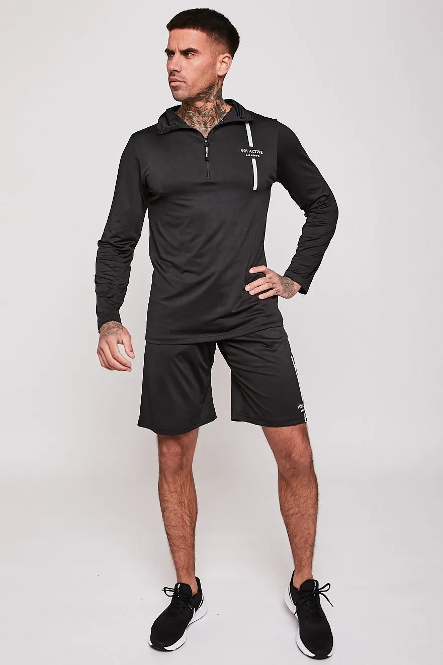 Theydon Bois Triple Set Activewear - Black