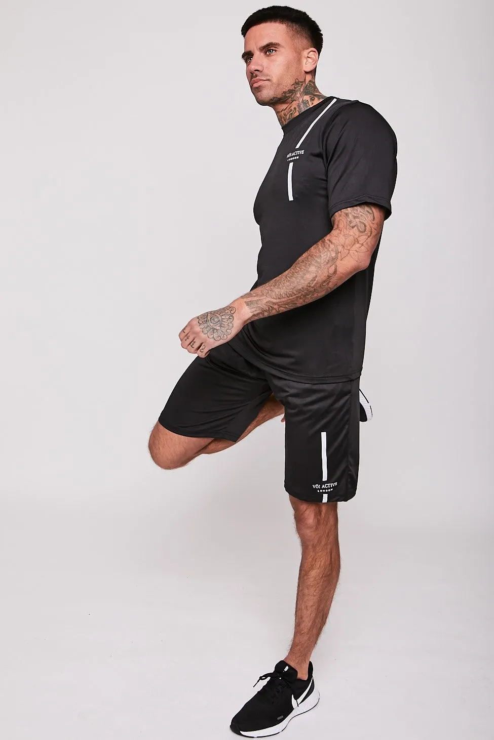 Theydon Bois Triple Set Activewear - Black