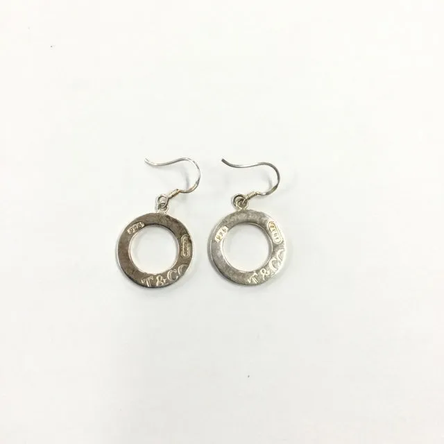 Tiffany & Co. 1837 Multi Stamp Circle Earrings