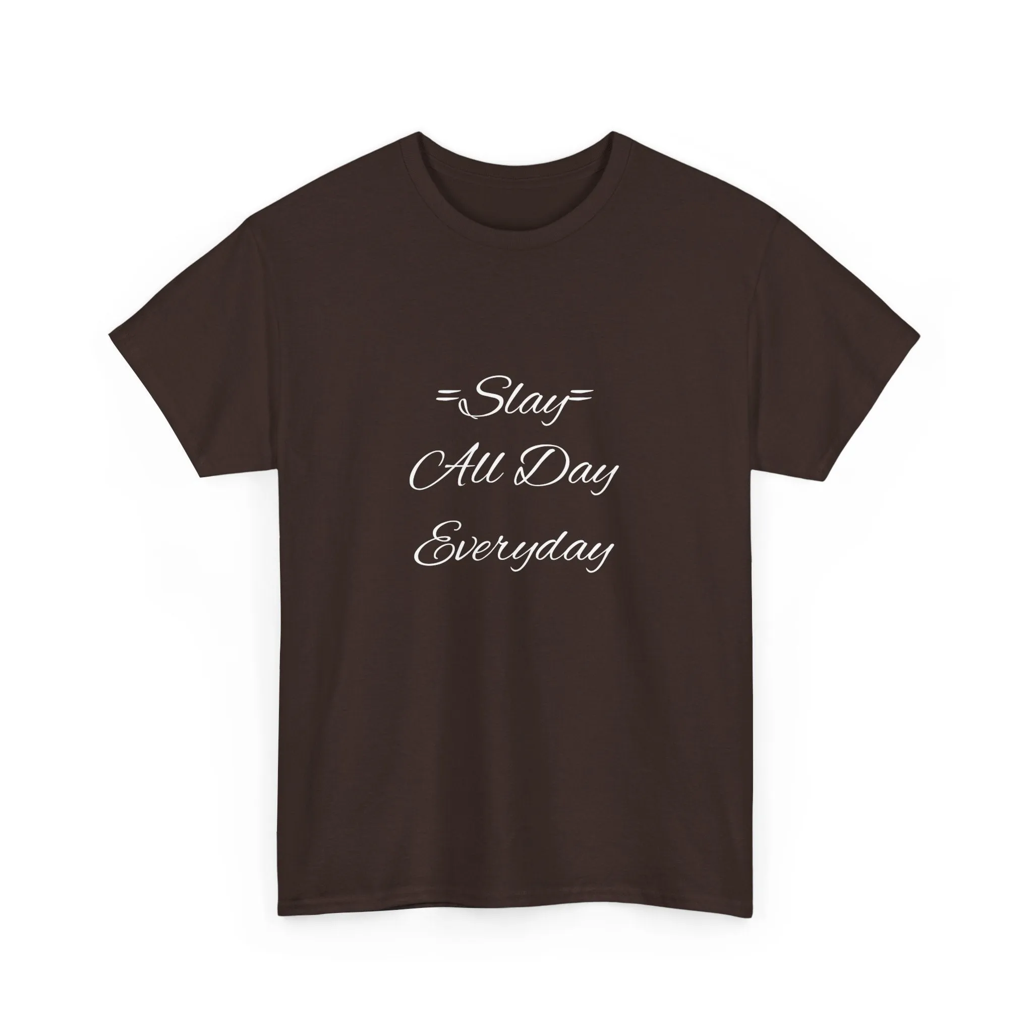 Unisex Heavy Cotton Tee-Slay All Day Every Day