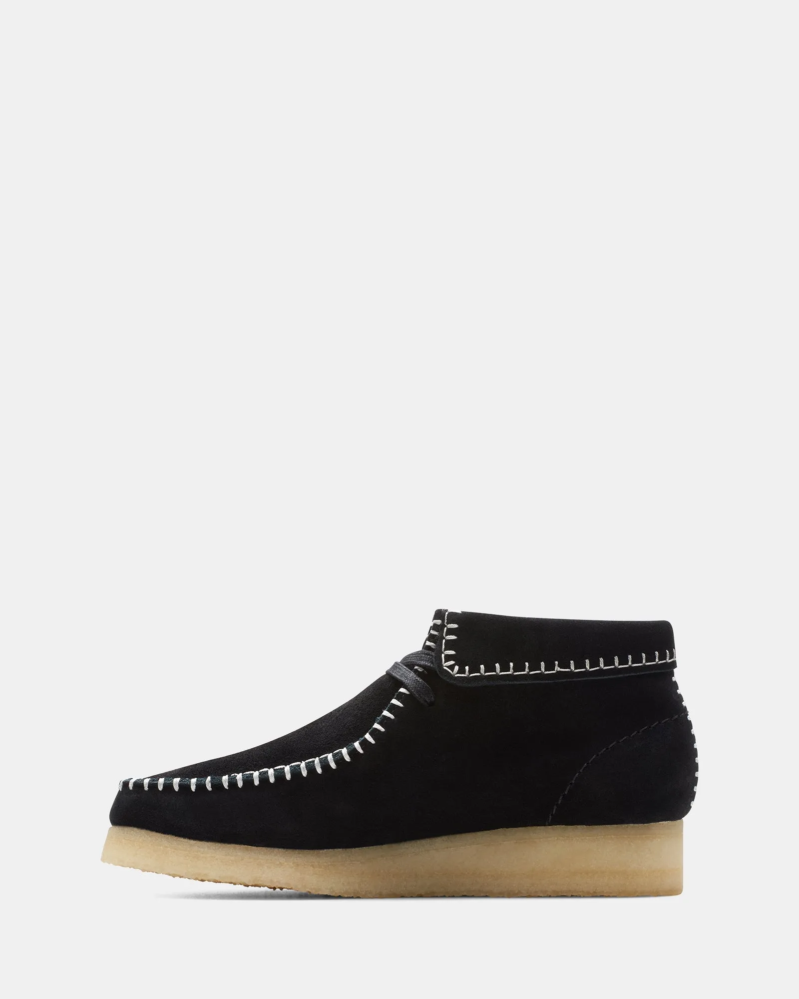 WALLABEE BOOT STITCH Black Suede