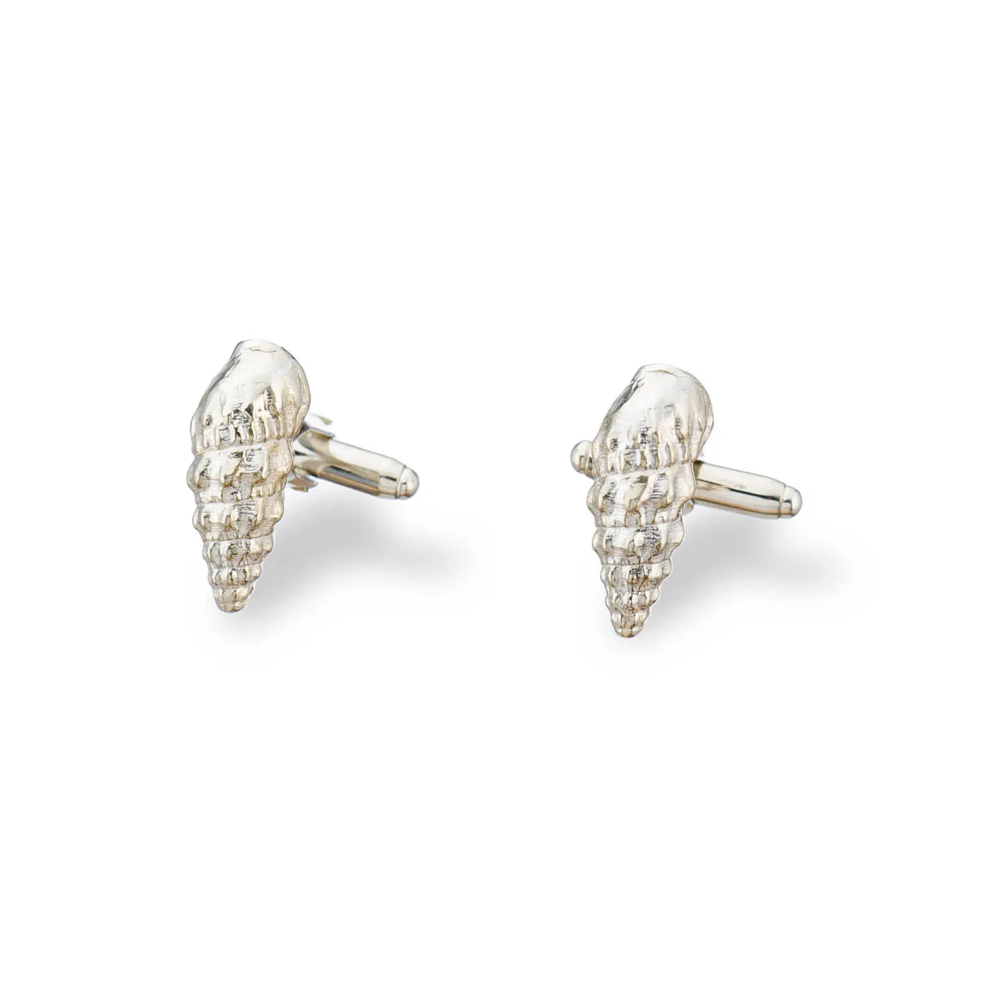 Wild seashell - cufflinks - silver 925