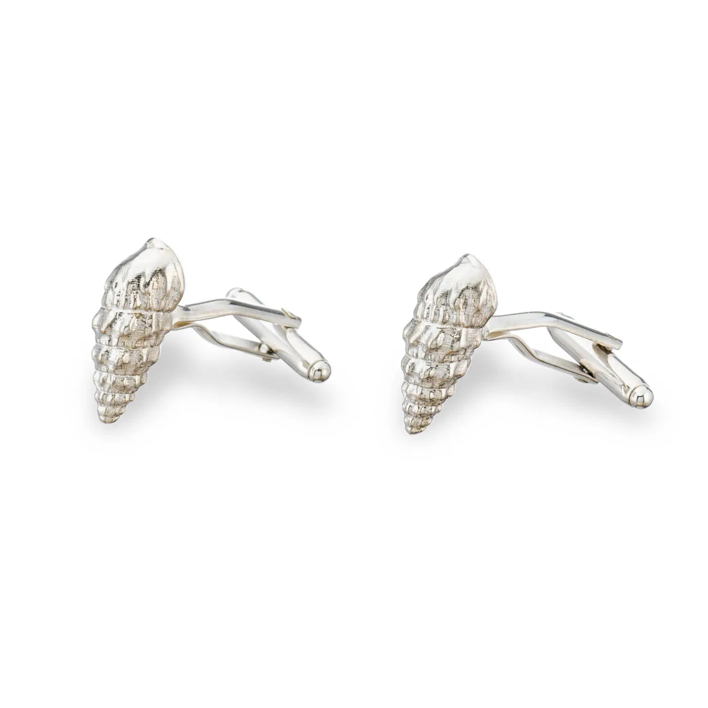 Wild seashell - cufflinks - silver 925