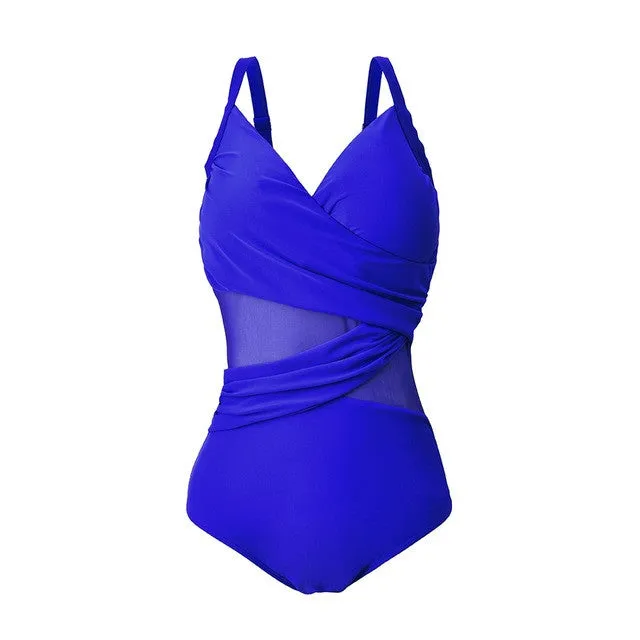 Women plus size swimsuit