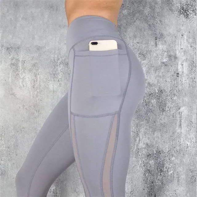 Women's High Waist Workout Leggings w/ Pockets